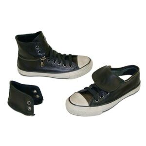 Y2K JOHN VARVATOS CONVERSE H-Tops/Zip-Off/Black SZ Men’s 8.5 / Women’s 10.5